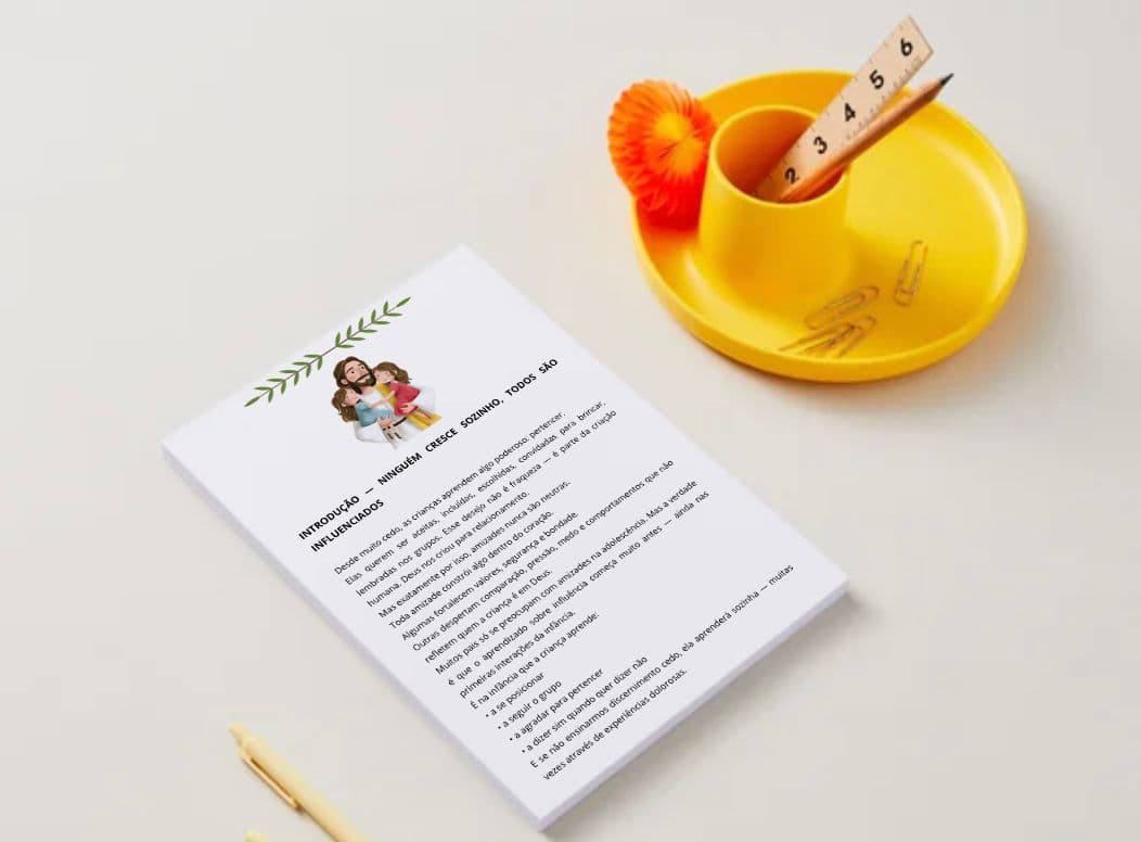 Página interna do material 3 - O Poder das Palavras