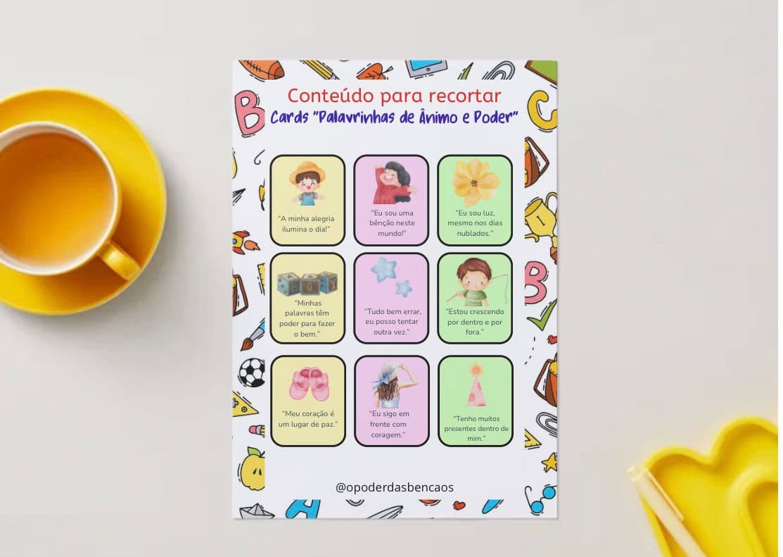 Página interna do material 4 - O Poder das Palavras