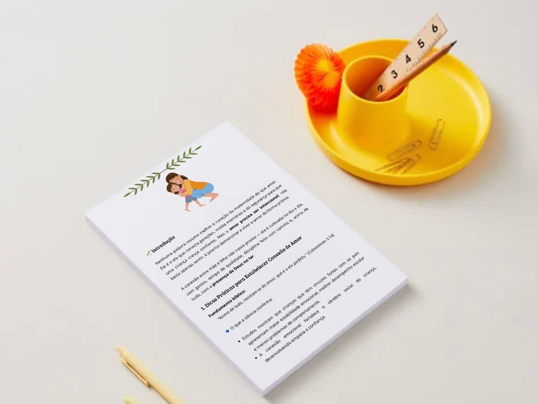 Página interna do material 6 - O Poder das Palavras