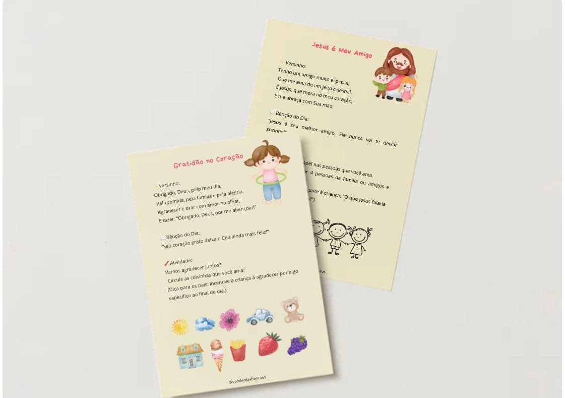 Página interna do material 7 - O Poder das Palavras