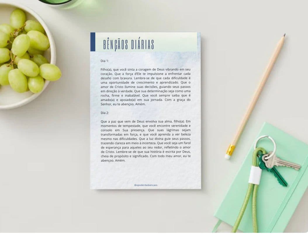 Página interna do material 11 - O Poder das Palavras