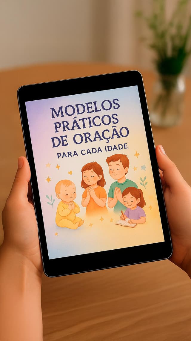 O Poder das Palavras - Modelos Práticos de Oração para Cada Idade - Apostila 4