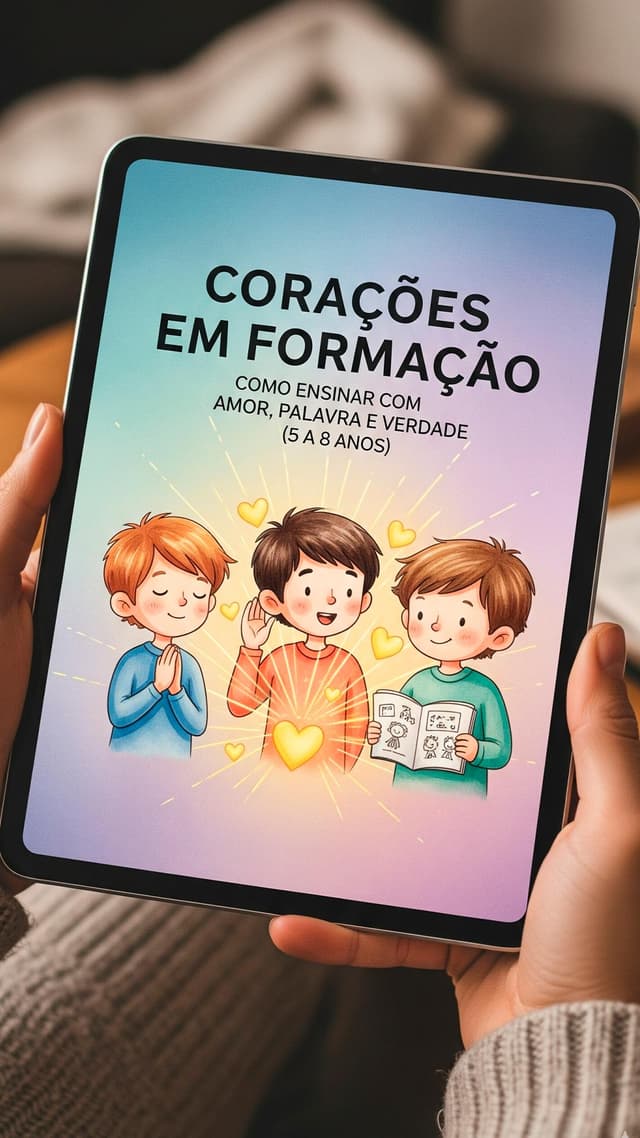 O Poder das Palavras - Corações em Formação: Como Ensinar com Amor, Palavra e Verdade (5 a 8 Anos)