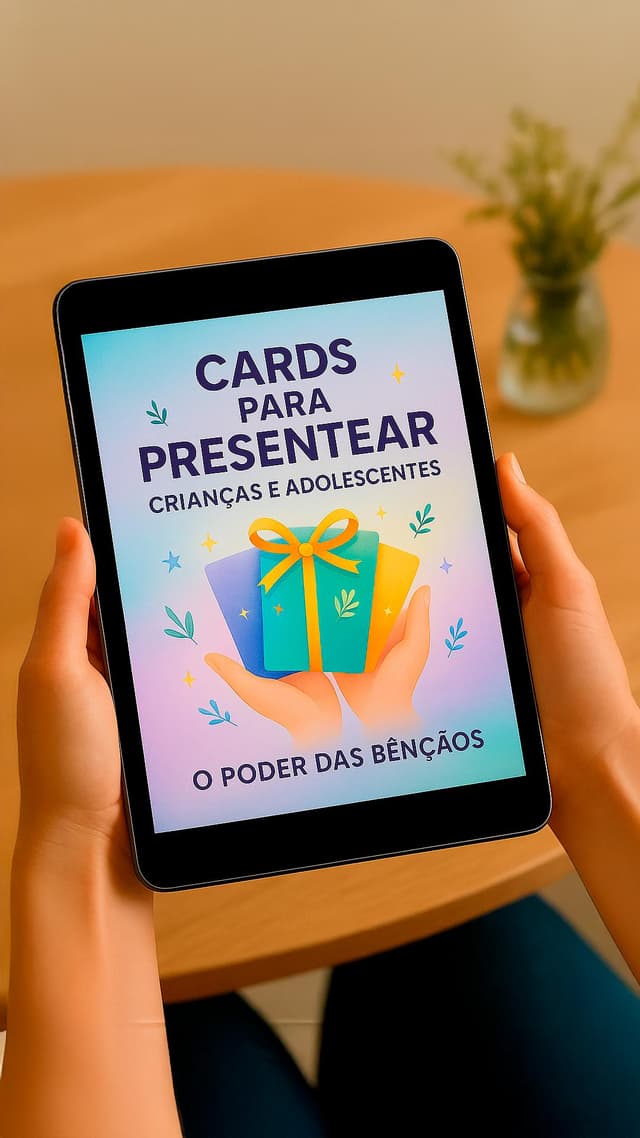 Poder das Palavras - Cards para Presentear Outras Crianças e Adolescentes