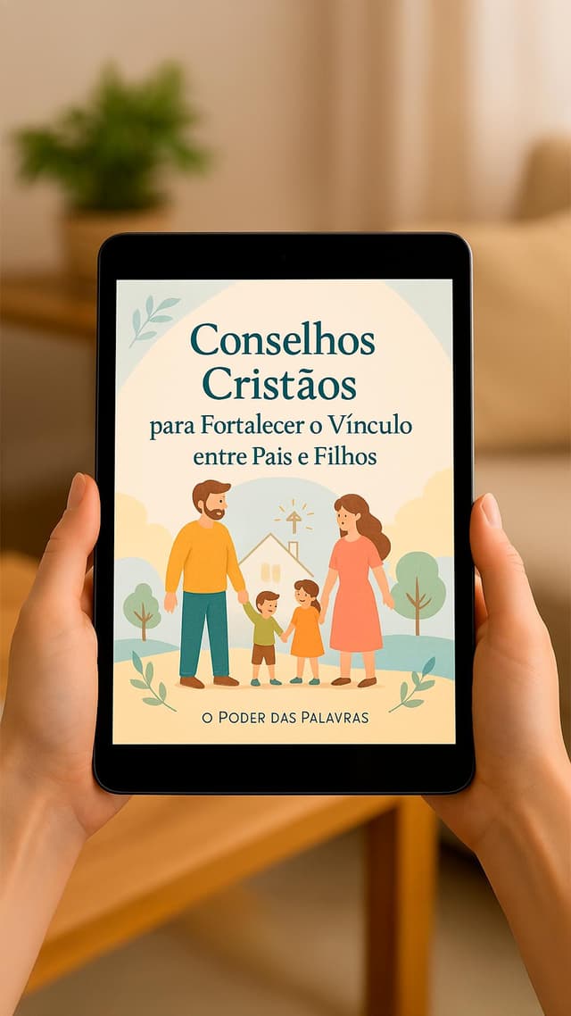 Poder das Palavras - Conselhos Cristãos para Fortalecer o Vínculo entre Pais e Filhos