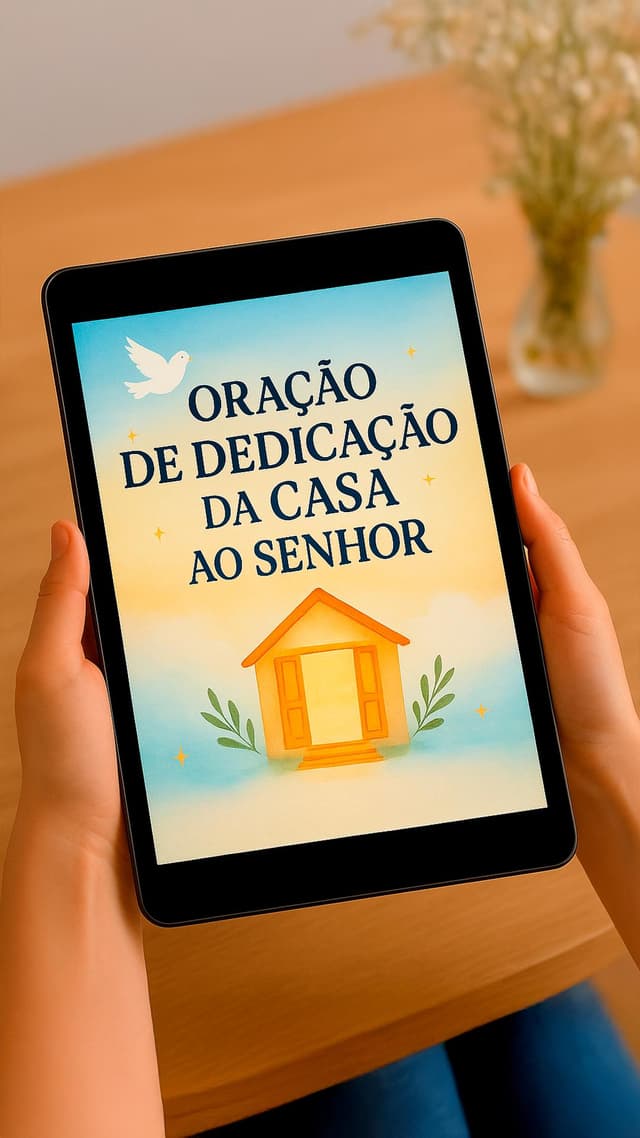 O Poder das Palavras - Oração de Dedicação da Casa ao Senhor