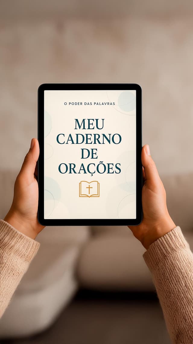 Poder das Palavras - Meu Caderno de Orações