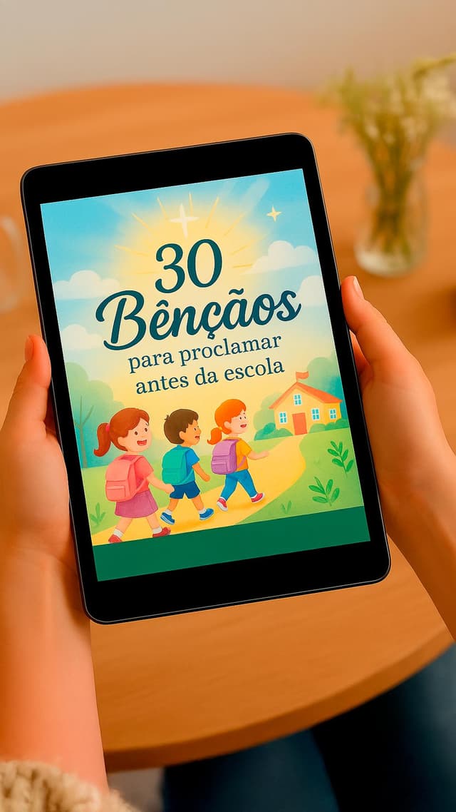 Poder das Palavras - 30 Bênçãos para Proclamar Antes da Escola