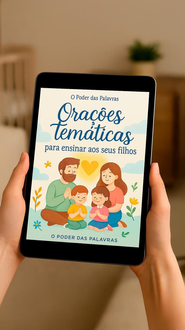 Poder das Palavras - Orações Temáticas para Ensinar aos Filhos